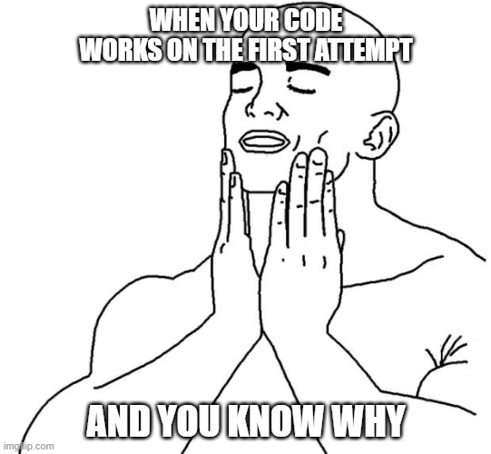 Feels good when your code works and you know why